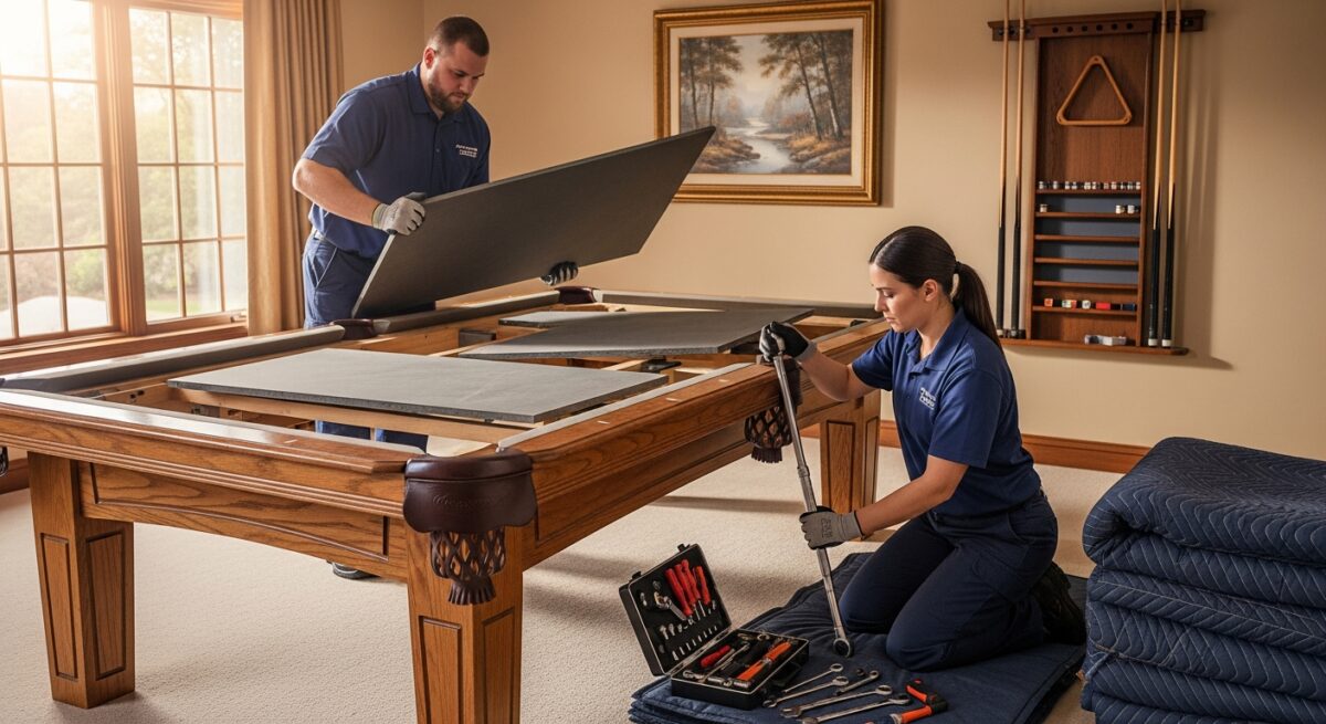 Local Pool Table Movers Specialized Moving Services