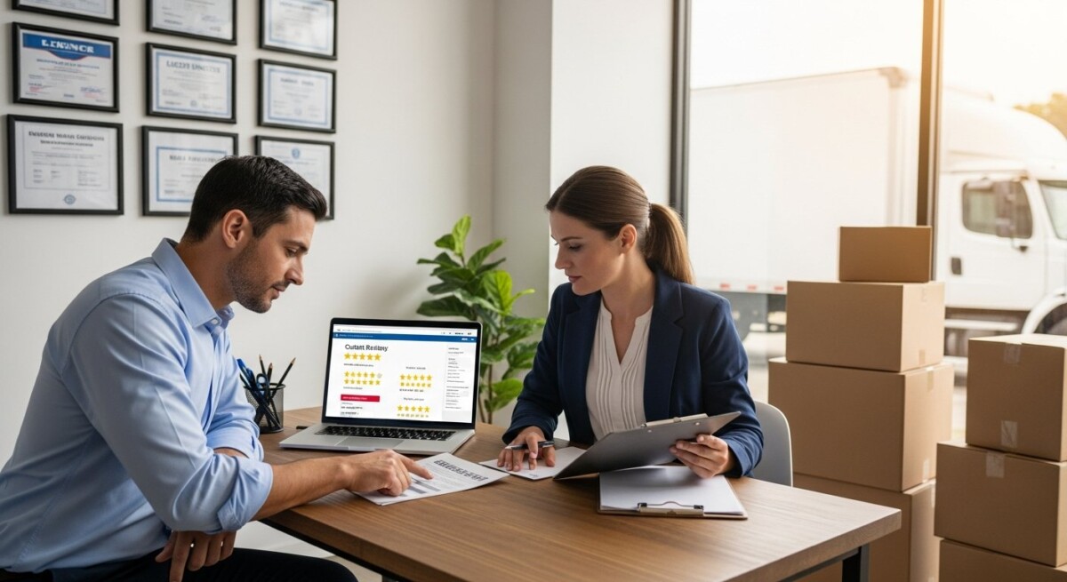 moving company credentials license reviews vetting