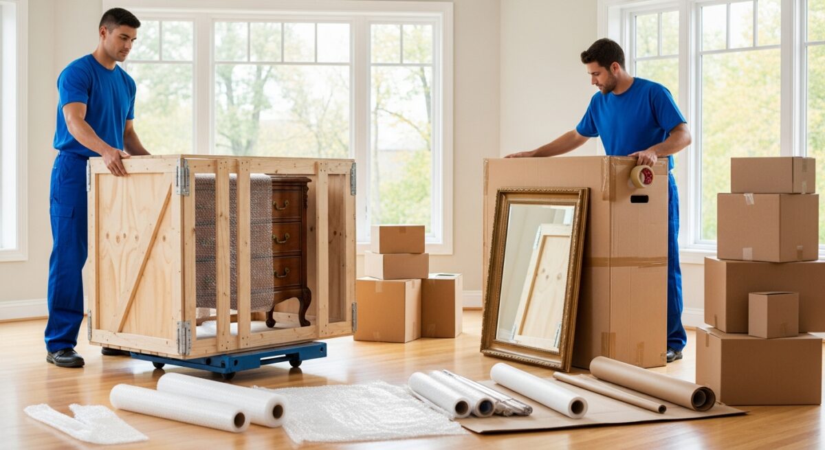 Custom Crating Services for Furniture and Valuables Crating Services for Furniture and Valuable Items